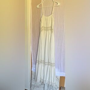Z&L Cream Lace Maxi Dress size L